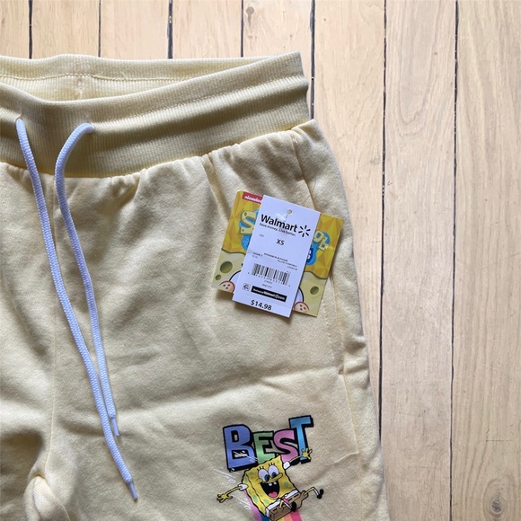 NWT Spongebob Squarepants Sweatpant Joggers - Picture 2 of 5